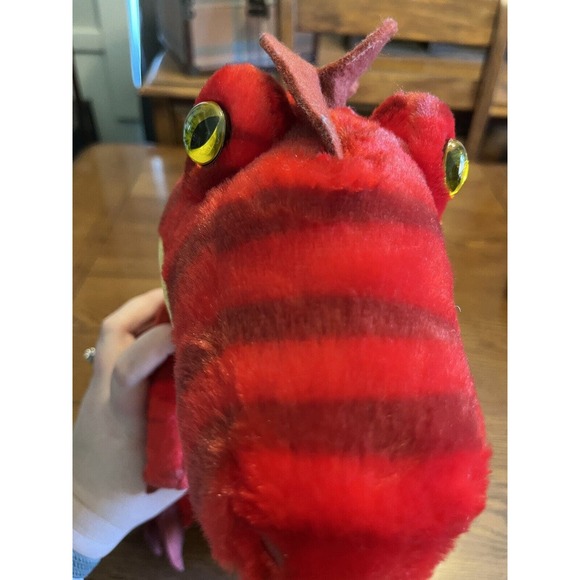 15" Build-A-Bear - Red T Rex Dinosaur - Plush Stuffed Animal Tyrannosaurus Dino - Picture 6 of 7